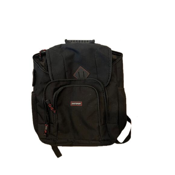 EastSport Top Loading Black Backpack - Picture 1 of 5